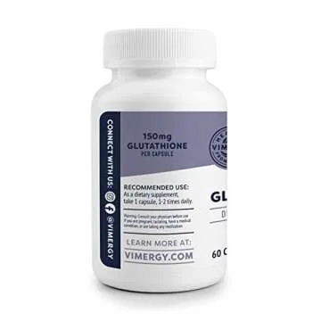 Vimergy Glutathione – Supports Liver Detox* – Superfood for Cellular Health & Antioxidant Suppor...