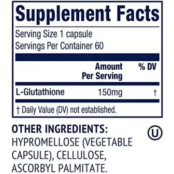 Vimergy Glutathione – Supports Liver Detox* – Superfood for Cellular Health & Antioxidant Support* – Kosher, Vegan & Gluten-Free – 60 Capsules