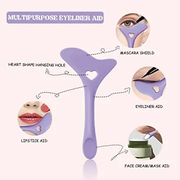 Deacocal Eyeliner Stencils 4Pcs Reusable Makeup Aid Tool