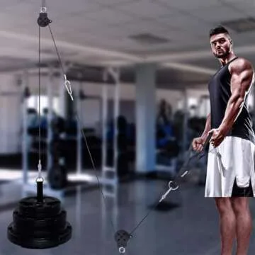 Yes4All LAT Cable Pulley System for Home Gym Equipment