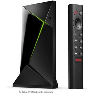 NVIDIA SHIELD Android TV Pro Streaming Media Player; 4K HDR movies, live sports, Dolby Vision-Atmos,...