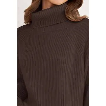 ZESICA Women's Oversized Turtleneck Winter Sweater