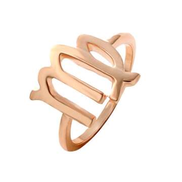SENFAI 12 Zodiac Sign Constellation Finger Ring Horoscope Astrology Disc Ring (Virgo 2)