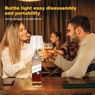 SOUDFK Wireless Bottle Lamp for Home and Events