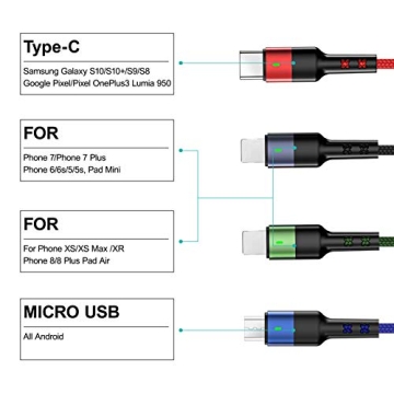 USAMS 4FT 4 in 1 Multi Charging Cable - Durable