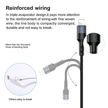 USAMS 4FT 4 in 1 Multi Charging Cable - Durable