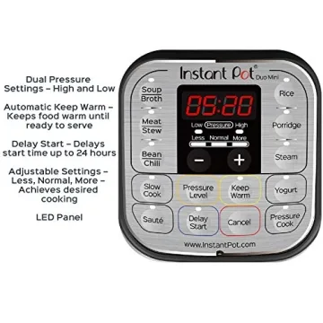 Instant Pot Duo Mini 7-in-1 Pressure Cooker, 3 Quart