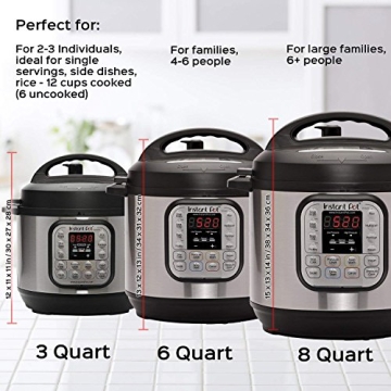 Instant Pot Duo Mini 7-in-1 Pressure Cooker, 3 Quart