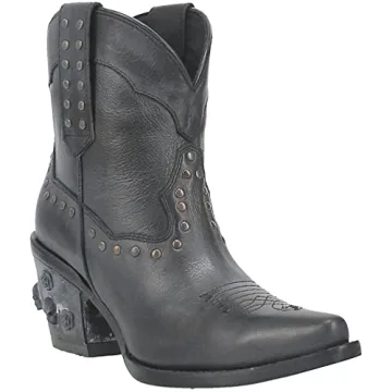 Dingo Women's Trick R Treat Black Western Booties