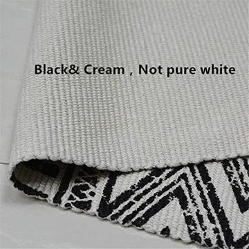 Stylish USTIDE Moroccan Cotton Rug - Boho Home Decor