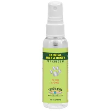 Showseason Oatmeal, Milk & Honey Pet Cologne for Dogs | 2.5 oz | Cruelty-Free, Long-Lasting