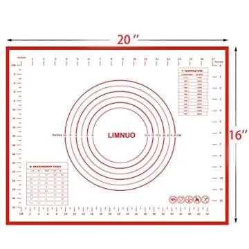 Silicone Pastry Mat - Extra Thick Non-Stick Baking Mat