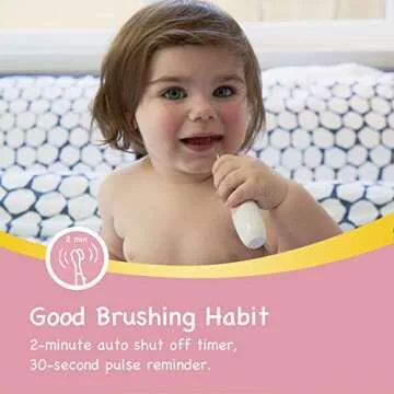 Papablic Sonic Electric Toothbrush for Toddlers and Babies