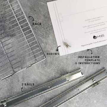 HOLDN' STORAGE Pull Out Cabinet Organizer, Heavy Duty Caddy w/Lifetime Limited Warranty -11”W x 21”D - Requires At Least 12-1/4” Cabinet Opening, Steel Metal Cabinet Drawers Slide Out, Chrome