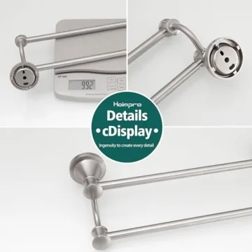 Adjustable Stainless Steel Towel Bar for Modern Bathrooms
