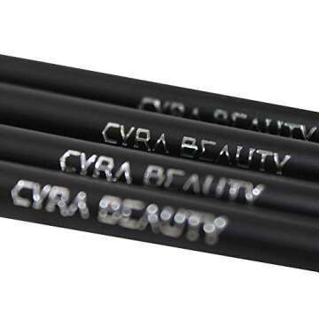 Cyra Eye Shadow Blending Brush Set – Eye Shadow Blending and Shading Kit (4 Pack)