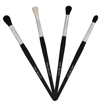 Cyra Eye Shadow Blending Brush Set – Eye Shadow Blending and Shading Kit (4 Pack)