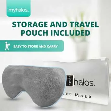 Microwave Activated Warm Eye Compress for Dry Eyes, Blepharitis & Stye Eye Treatment - Heated Eye Masks for Dry Eyes - Dry Eye Therapy Mask & Eye Compress Moist Heat Delivers Warm Compress for Eyes