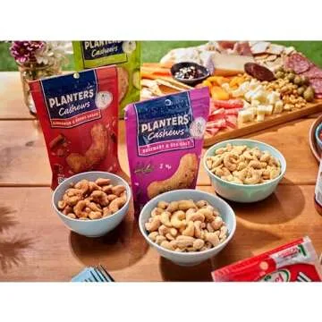 PLANTERS Cashews Cinnamon & Brown Sugar, Party Snacks, 5 Oz Bag