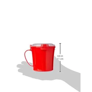 Sistema Microwave Soup Mug with Lid and Steam Release Vent