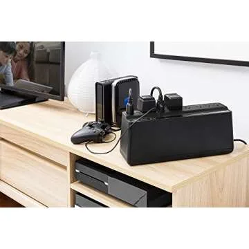 APC UPS BE850M2, 850VA UPS Battery Backup & Surge Protector, Backup Battery Uninterruptible Power Supply with (2) USB Charging Ports, APC Back-UPS Series