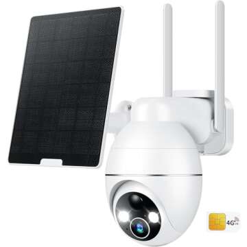 2NLF Outdoor Solar Security Camera - Weatherproof & Wireless Home Protection