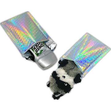 Holographic Bubble Mailers for Eye-Catching Shipping Solutions