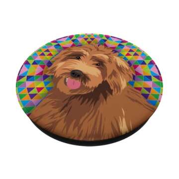 Goldendoodle Dog Lover Gift PopSockets Adhesive PopGrip