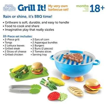 Learning Resources Grill It! Barbecue Set for Toddlers
