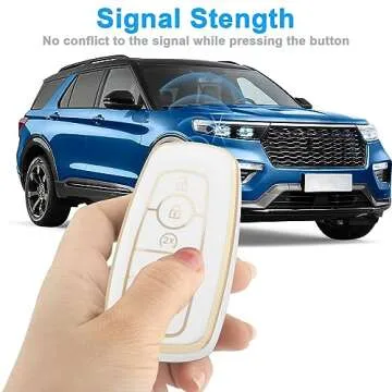 XIYANG TRADE Ford Key Fob Cover with Keychain