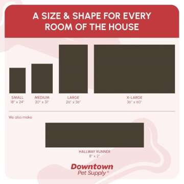 My Doggy Place Microfiber Dog Mat for Muddy Paws, 36" x 26" Charcoal - Absorbent and Quick-Drying Dog Paw Cleaning Mat, Washer and Dryer Safe - Non-Slip Rubber Backed Dog Floor Mat, Large