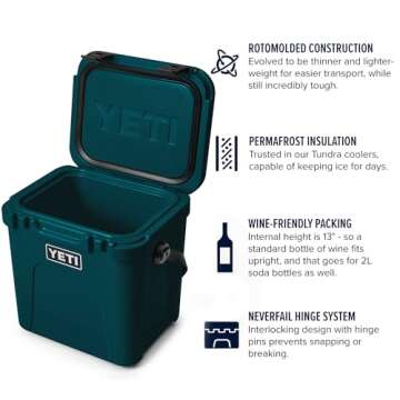 YETI Roadie 24 Cooler, Agave Teal