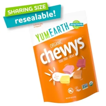 YumEarth Organic Chewys - Gluten Free & Allergy Friendly