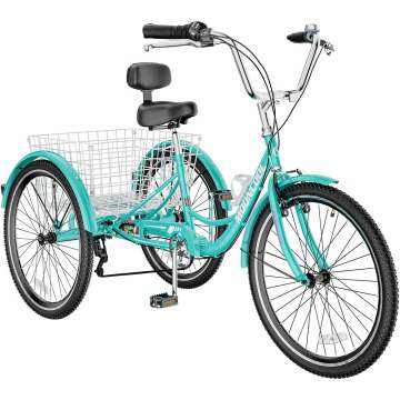 Slsy Adult Tricycle - 7 Speed Cargo Cruiser for All Ages