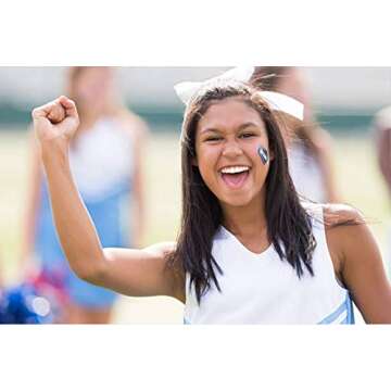 Glitter Cheer Bows - Cheerleading Softball Gifts for Girls and Women Team Bow with Ponytail Holder Complete your Cheerleader Outfit Uniform Strong Hair Ties Bands Elastics by Kenz Laurenz (1) (Pink)