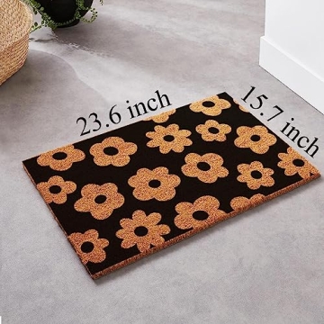 Funny Coir Doormat with PVC Backing for Entryway Style