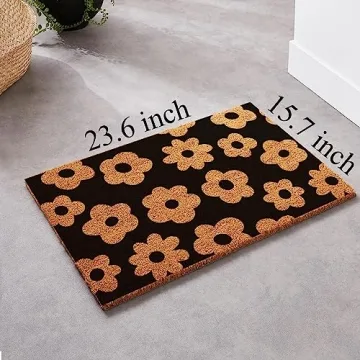 Funny Coir Doormat with PVC Backing for Entryway Style