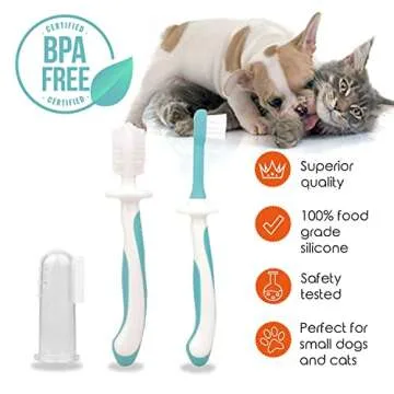 Cherish Pet Care Dog Tooth Brushing Kit for Small Dogs