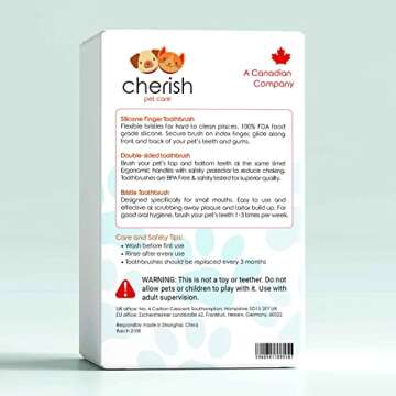Cherish Pet Care Dog Tooth Brushing Kit for Small Dogs