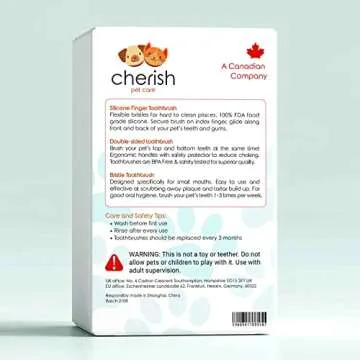 Cherish Pet Care Dog Tooth Brushing Kit for Small Dogs