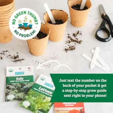 Back to the Roots Organic Heirloom Seeds - 30ct Seed Kit