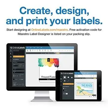 2.25 x 1.25 Removable Labels for DYMO Printers - 1,000 Labels Per Roll, 4 Rolls Totaling 4,000 Labels - Same As DYMO 30334 - Online Labels