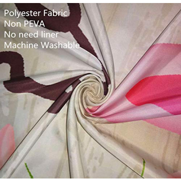 LB Happy Easter Shower Curtain Set for Festive Bathrooms