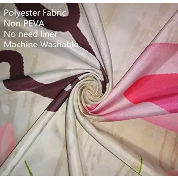 LB Happy Easter Shower Curtain Set for Festive Bathrooms