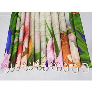 LB Happy Easter Shower Curtain Set for Festive Bathrooms