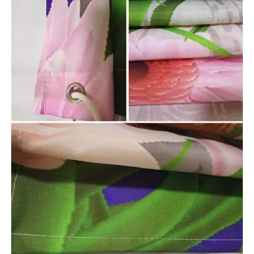 LB Happy Easter Shower Curtain Set for Festive Bathrooms