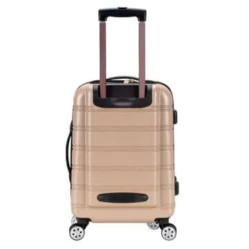 Rockland Melbourne Hardside Expandable 20-Inch Carry-On