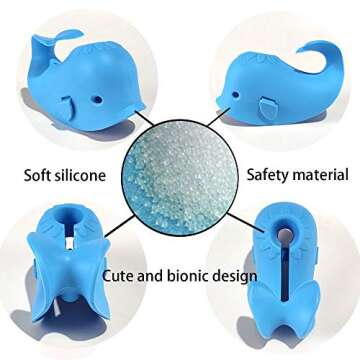 DYSONGO Whale Faucet Cover for Baby Safety Blue