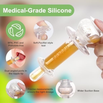 Haakaa Baby Medicine Dispenser for Safe Liquid Administration