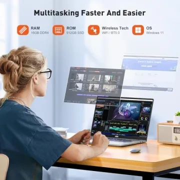 High Performance AOC 15.6" Laptop with Intel Quad-Core